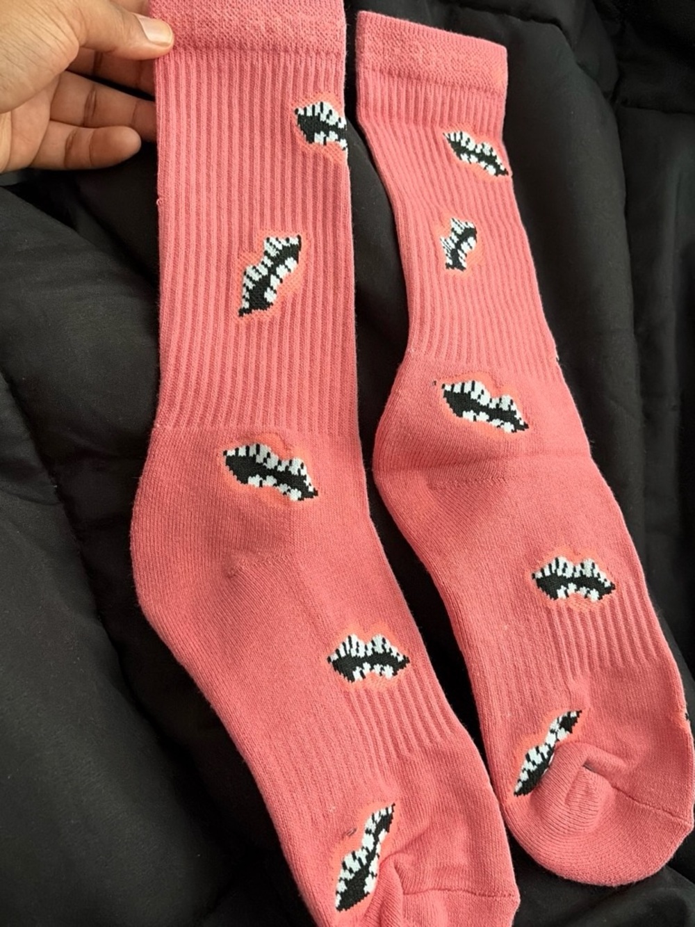 Chrome Hearts pink socks (1 PAIR)